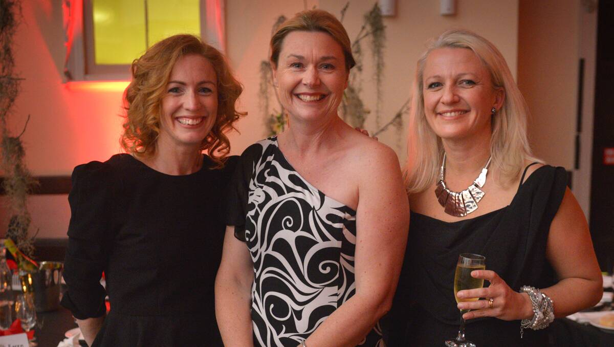 Kylie Greentree of Woodville, Tania Bufﬁer of Lorn and Kelly McDonald of Sydney.