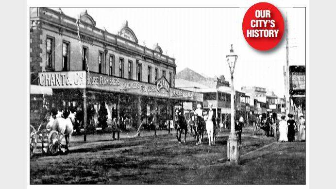 BUSY MAIN STREET: High Street as a busy thoroughfare in the late 1800s. Picture from The Maitland Mercury collection