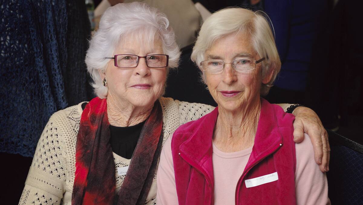 Margaret and Betty Scholes of East Maitland.