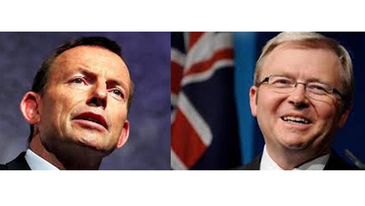 A nation decides,Tony Abbott or Kevin Rudd.