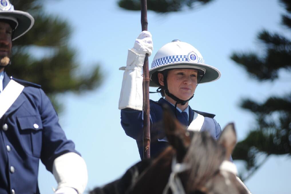 Police officers from across the Hunter Valley celebrated 150 years of policing in NSW with a parade down the streets of Newcastle. Photos:Cath Bowen.