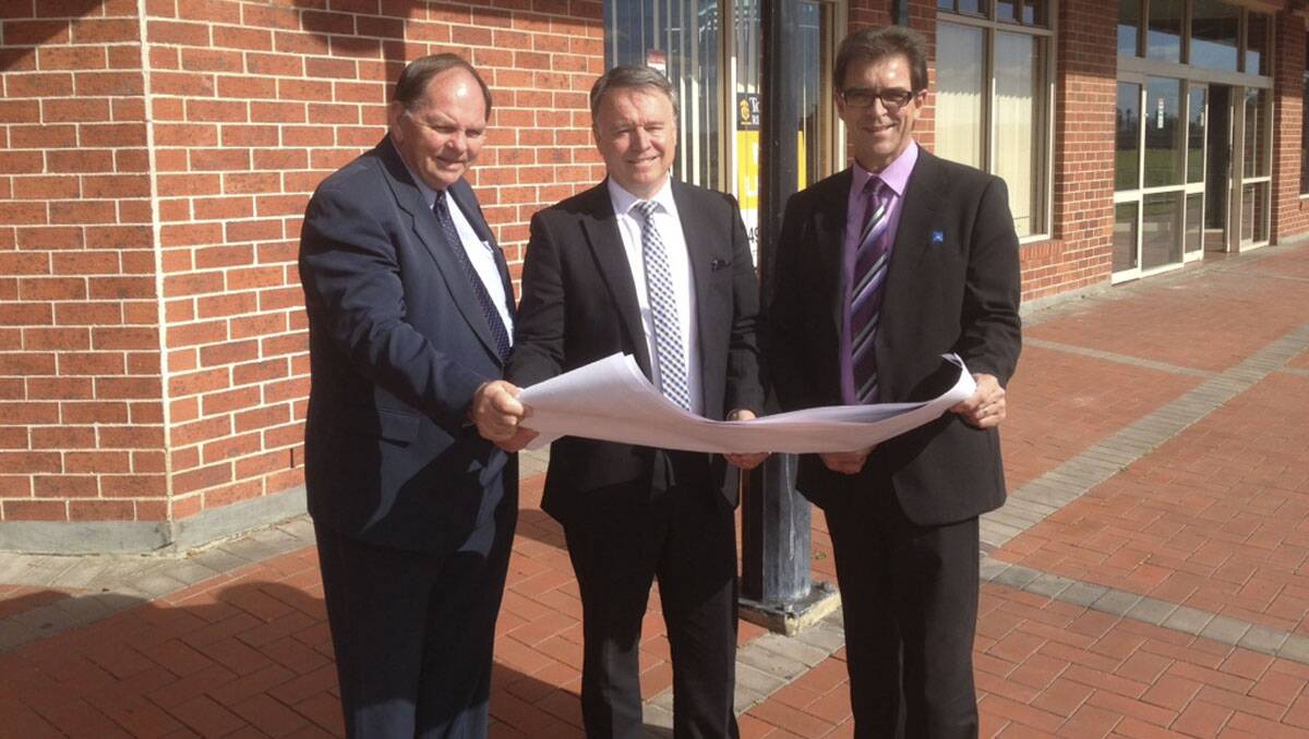 $7M FOR MALL: Mayor of Maitland, Cr Peter Blackmore, and Maitland City Council general manager David Evans.