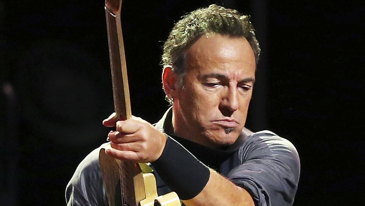BIG BOSS MAN: Bruce Springsteen rocks Allphones Arena, Sydney, last night.