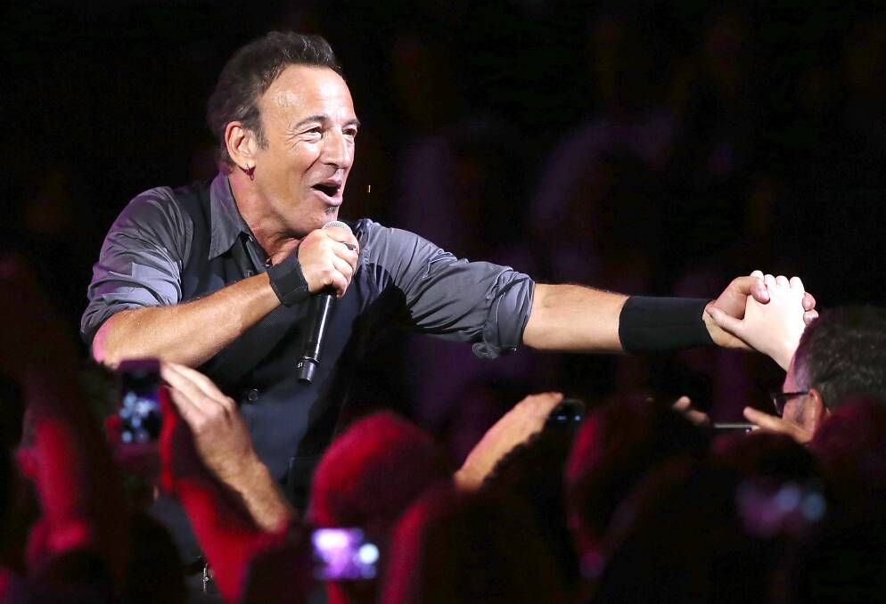 BIG BOSS MAN: Bruce Springsteen rocks Allphones Arena, Sydney, last night.