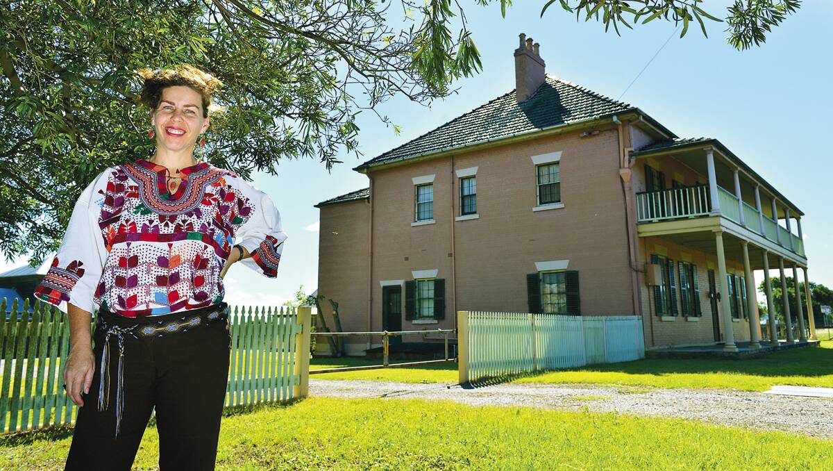 what’s in a name: Council Heritage officer Clare James at Wallis House.                                                                                                                                             Picture by STUART SCOTT
