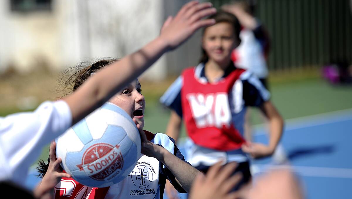 GALA DAY: Over 1000 students competed in a netball gala on Friday.
