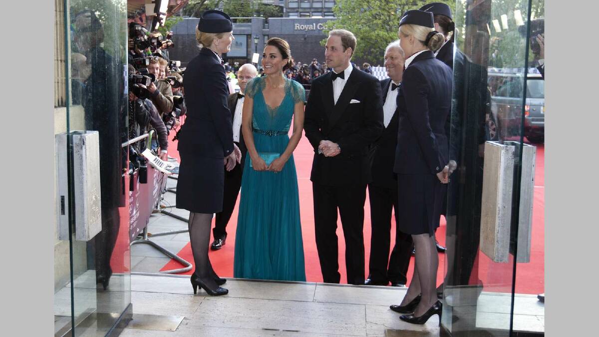  Catherine, Duchess of Cambridge and Prince William, Duke of Cambridge arrive at 'Our Greatest Team Rises - BOA Olympic Concert in May 2012. Picture: Getty Images