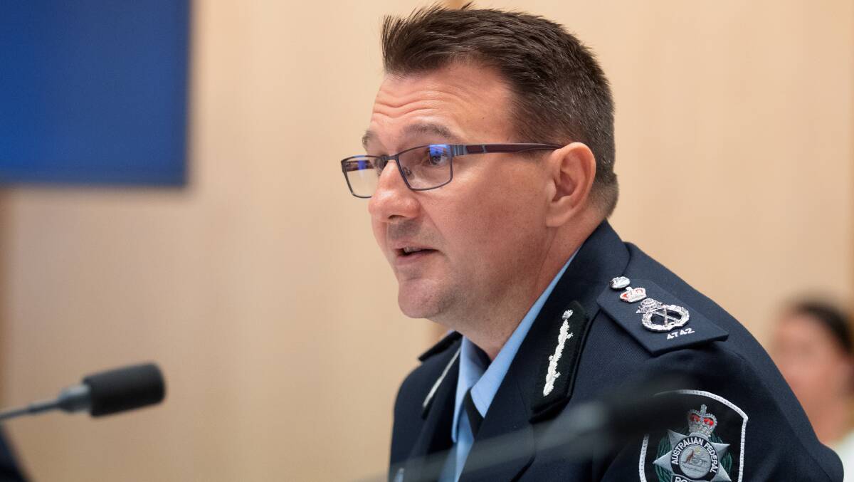 AFP Commissioner Reece Kershaw. Picture: Sitthixay Ditthavong