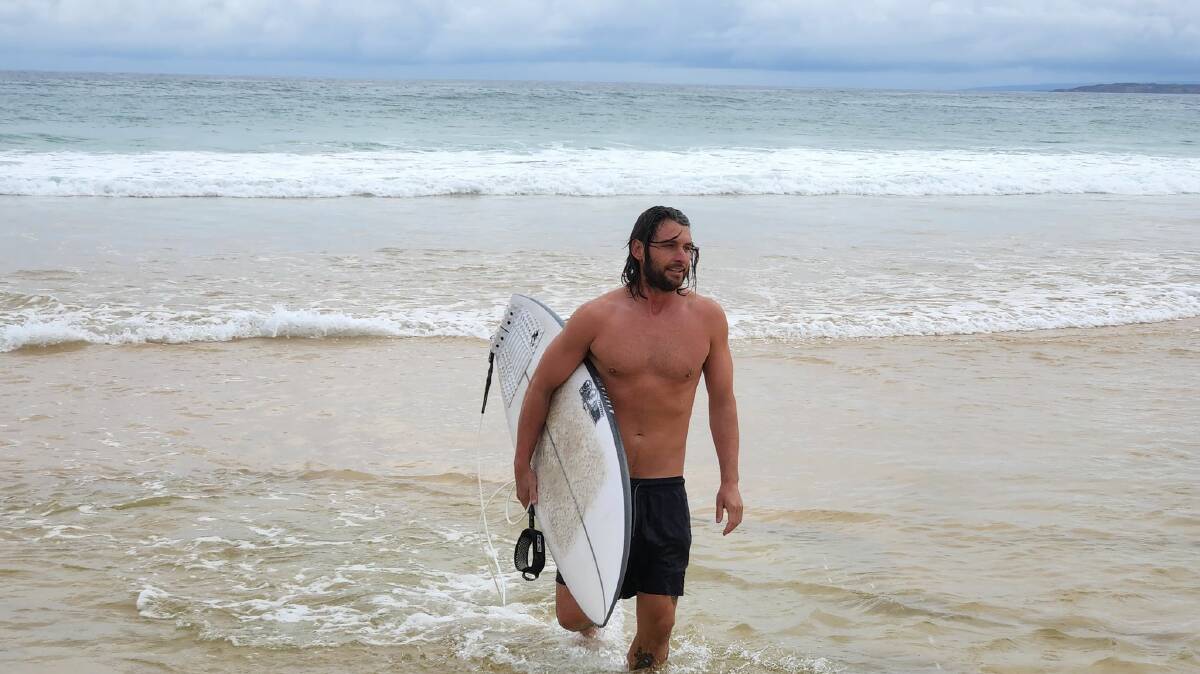 South Coast Surfer Bill Ballard had headed out for one of his usual surfing sessions at Wallagoot Beach in the morning of September 25, 2022. Photo: Amandine Ahrens