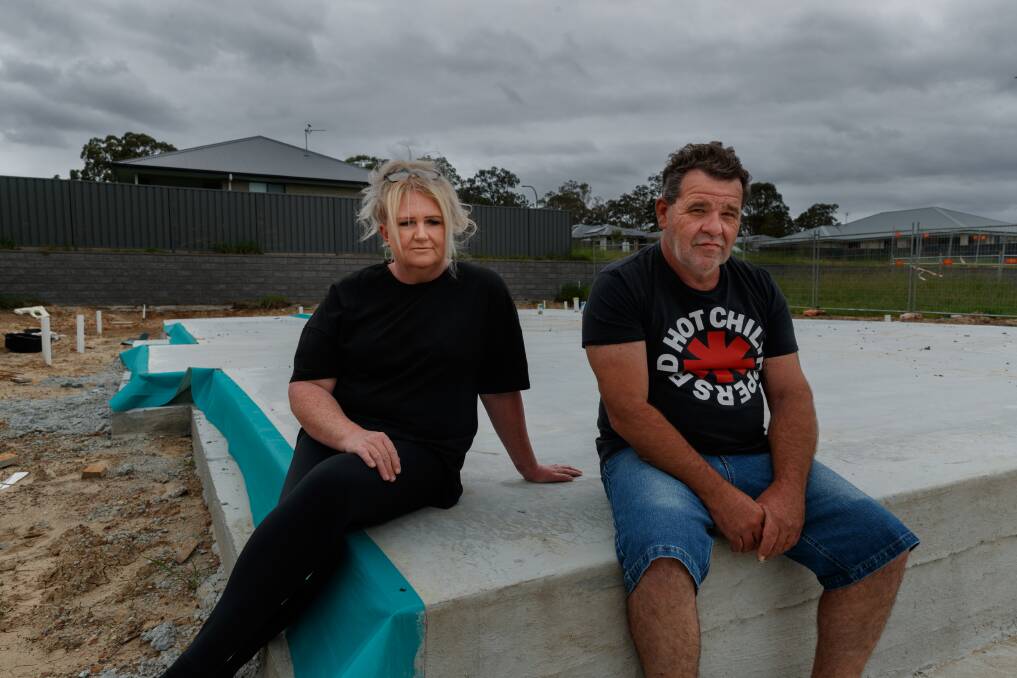 PRIVIUM COLLAPSE: Sara Conlan and Troy Farquharson are taking on the fight for better protections against construction industry insolvencies. Picture: Max Mason-Hubers