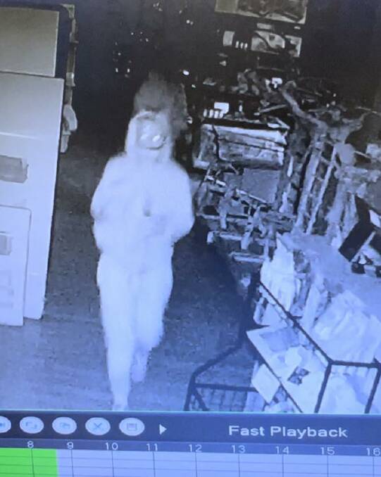 CCTV images following the break in and robbery. Pictures courtesy of Jonath's Animal Kingdom