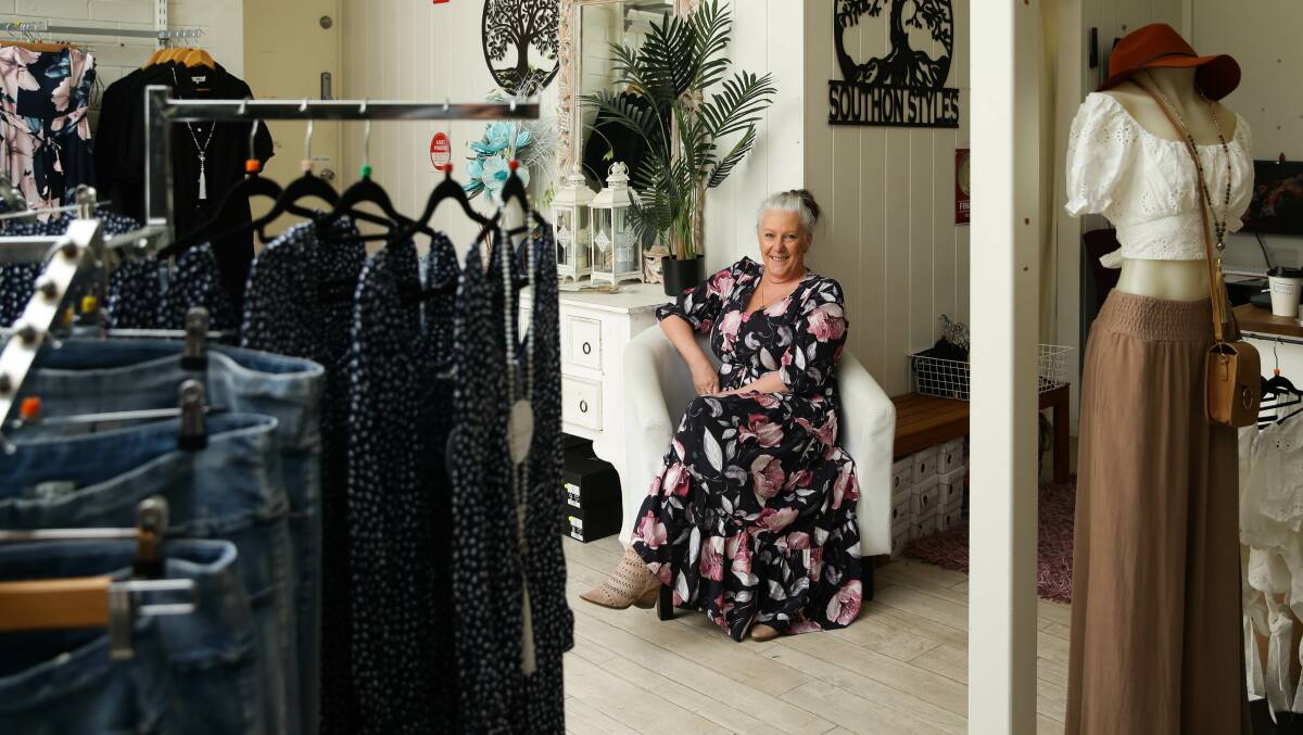 WELCOME: Tracy's boutique has become a place where her regular customers get a sense of community. Picture: Jonathan Carroll.