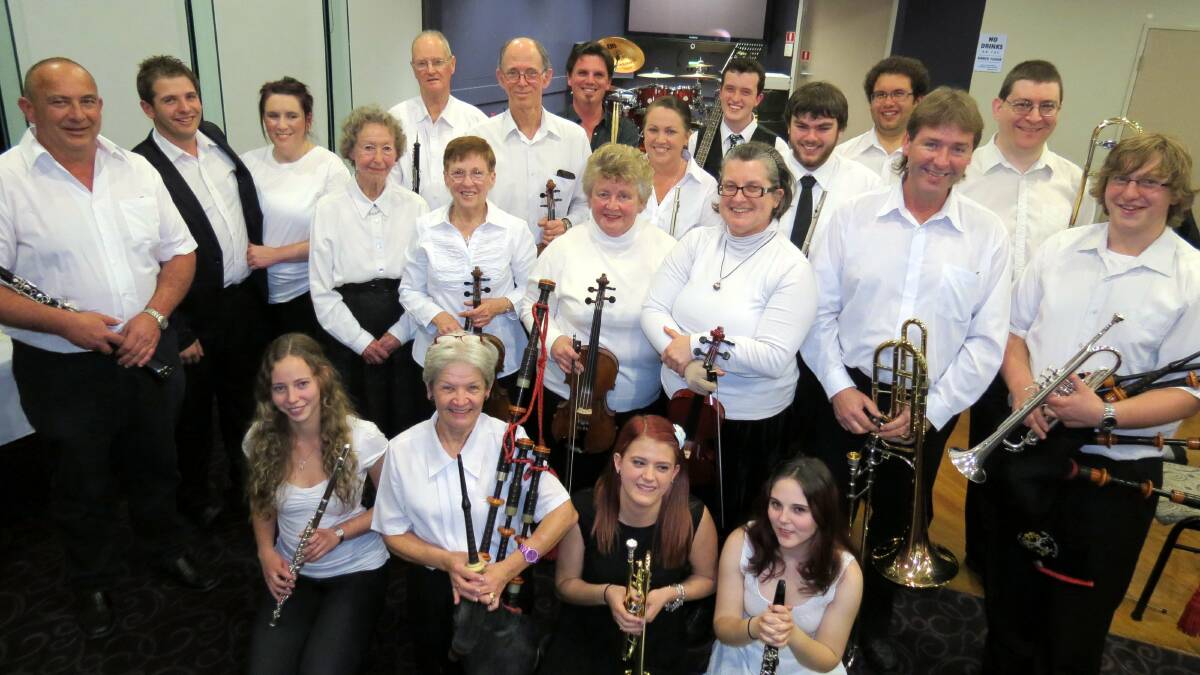 TALENT: The Maitland Musical Society Orchestra at rehearsals. They will be performing a huge range of music from classics to Queen, the James Bond theme, Disney and Pirates of the Caribbean. Picture: Supplied.