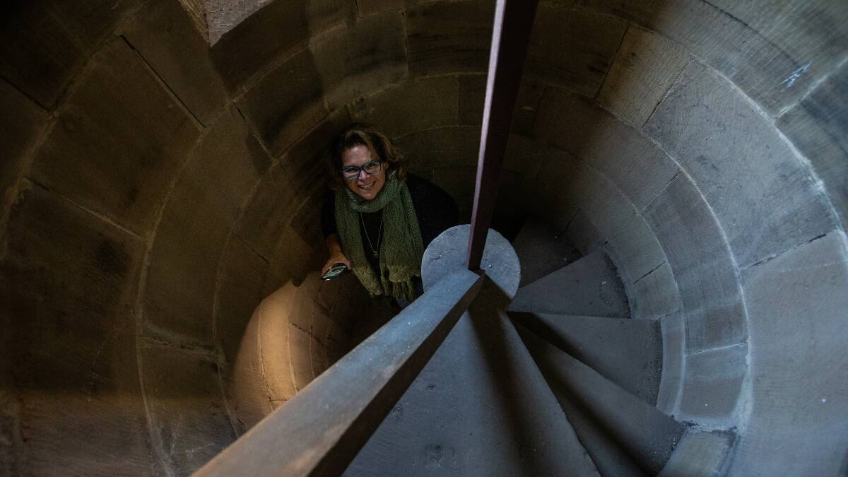 RICH HISTORY: Inside the St Marys historic clock tower which will be open for tours. Pictures: Marina Neil.