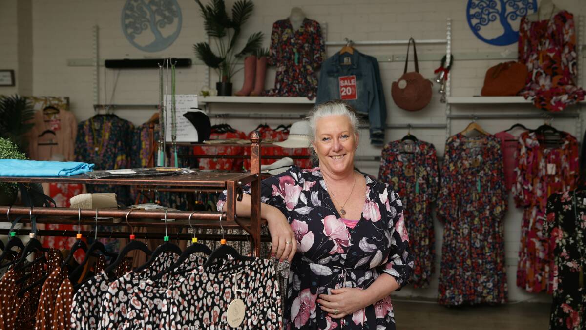 SOMETHING FOR EVERYONE: Tracy is proud to stock an inclusive size range, and loves helping women find their style. Picture: Jonathan Carroll.