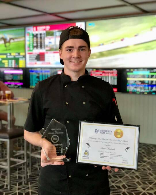 BEST OF THE BEST: Isaac Battrick has proven himself an award winning chef only one year into his apprenticeship. 