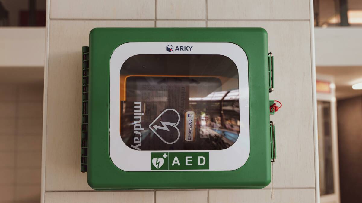 A defibrillator. File picture 