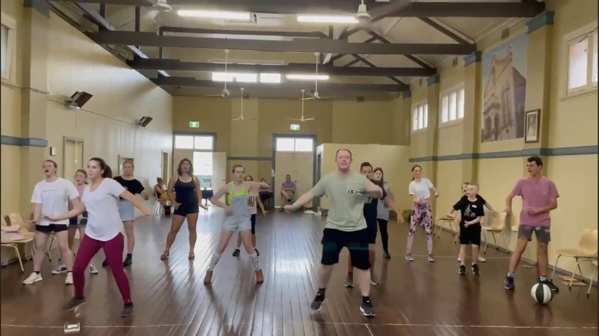 START OF SOMETHING NEW: Rehearsals are in full swing for Maitland Musical Society's first show since 2019. Picture: Supplied.