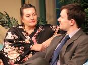 Denni Mannile as Sally Driscoll and Thomas Henry as Mark Driscoll. Picture by Anne Robinson
