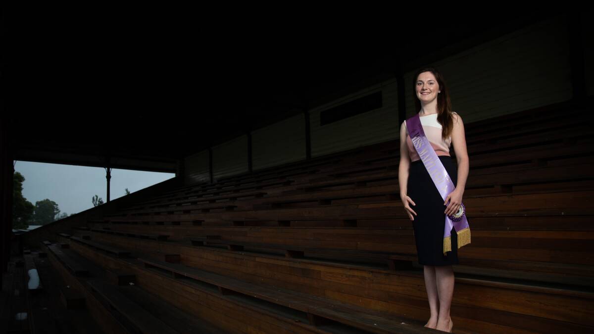 MISS MAITLAND: Hayley will be at the 2022 Maitland Show in February and welcomes other young people to come and have a chat about anything rural or youth related. Picture: Marina Neil. 