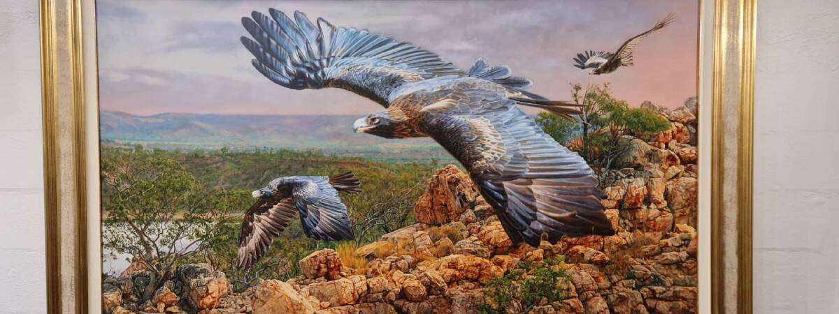 Monarchs of the Sky by Stephen Jesic is on display at Morpeth Gallery until November 19. Picture supplied