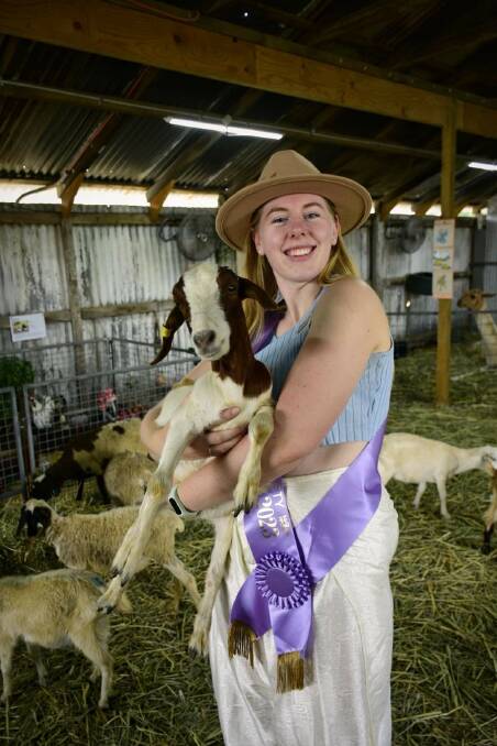 The 2023 Maitland Young Woman Kate Mannell at the 2024 Maitland Show. Picture supplied