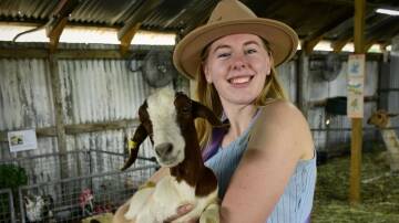The 2023 Maitland Young Woman Kate Mannell at the 2024 Maitland Show. Picture supplied