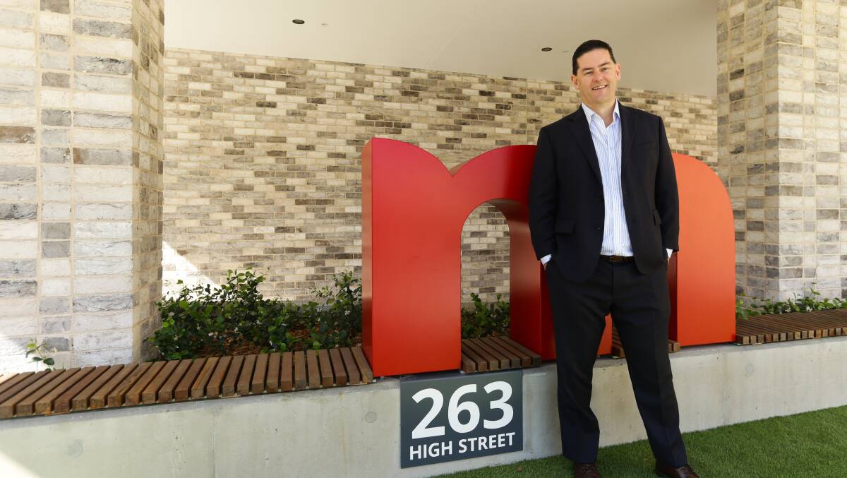 Maitland City Council general manager Jeff Smith outside the council admin building on High Street. Picture by Jonathan Carroll