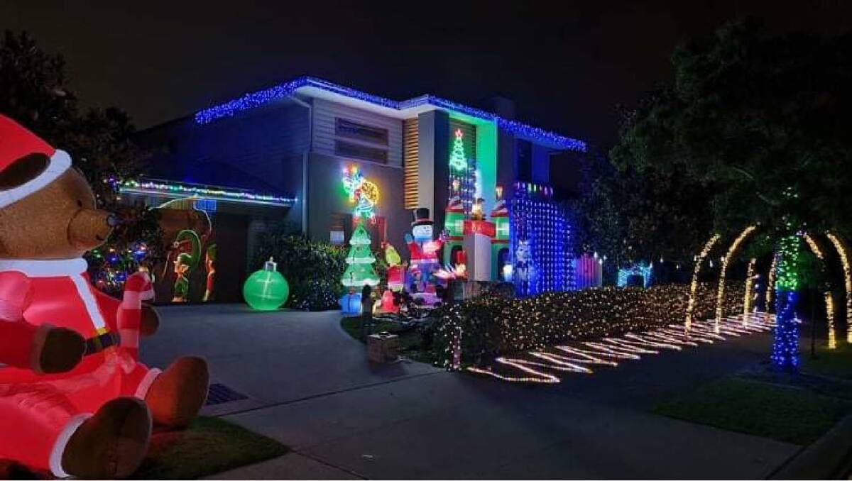 MERRY AND BRIGHT: The Draffin's jaw dropping display at Whitetip Street, Chisholm.