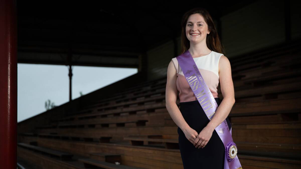 MISS MAITLAND: Hayley Johns will be competing against eight other young women for a chance to move onto the next round. Picture: Marina Neil.