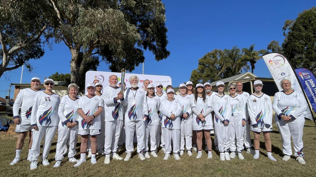 Maitland's Legacy Centenary Torch Relay torch bearers. Picture by Chloe Coleman.