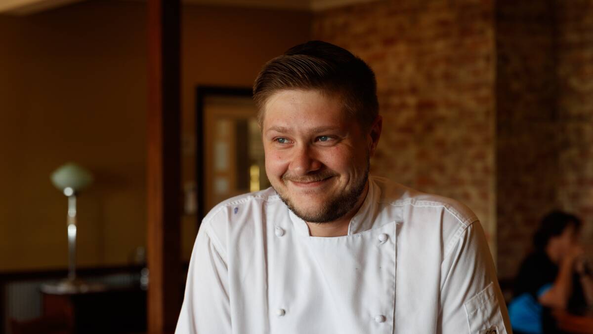HEAD CHEF: Josh was head chef at The Quinn at just 24 years old. Picture: Max Mason-Hubers.