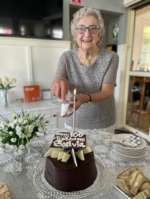 CENTENARIAN: Sylvia Deering celebrated her milestone 100th birthday on March 25 with family and friends. Picture: Supplied.