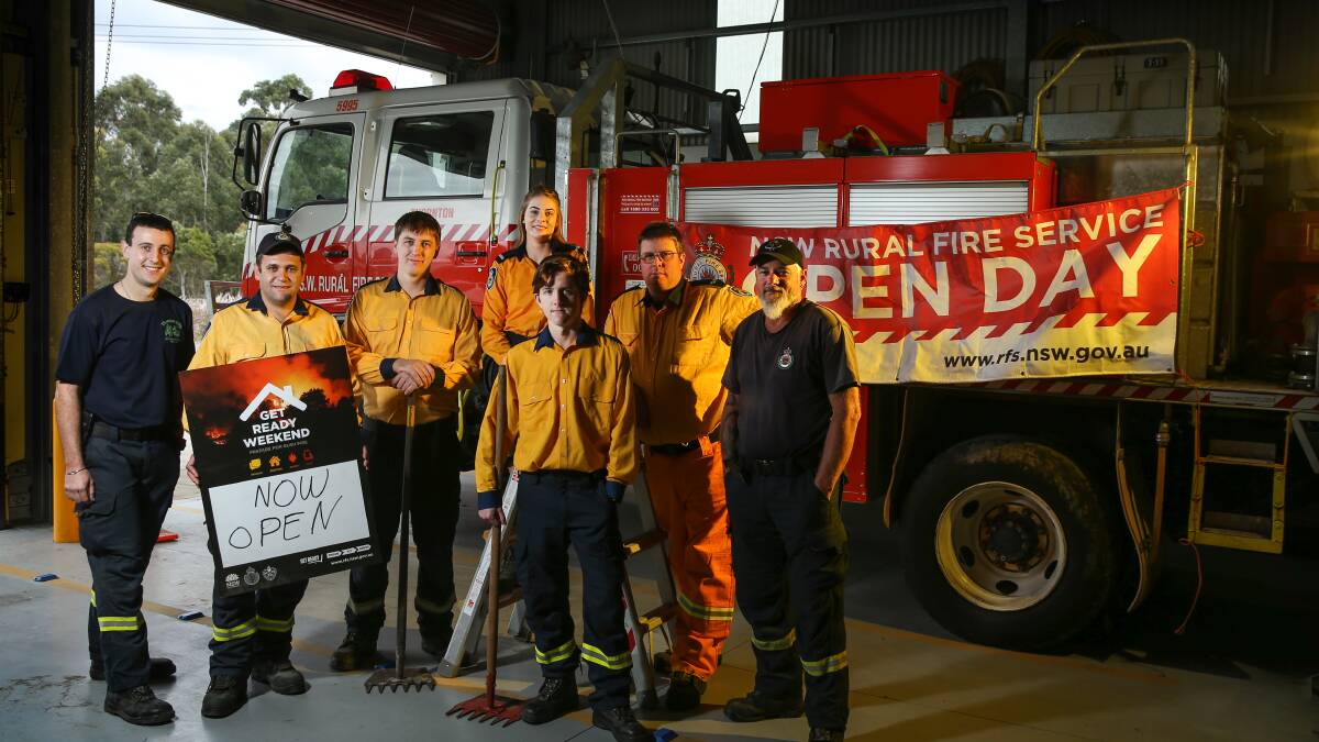 Members of Thornton Rural Fire Brigade in 2018 ahead of Get Ready Weekend. Picture by Marina Neil.