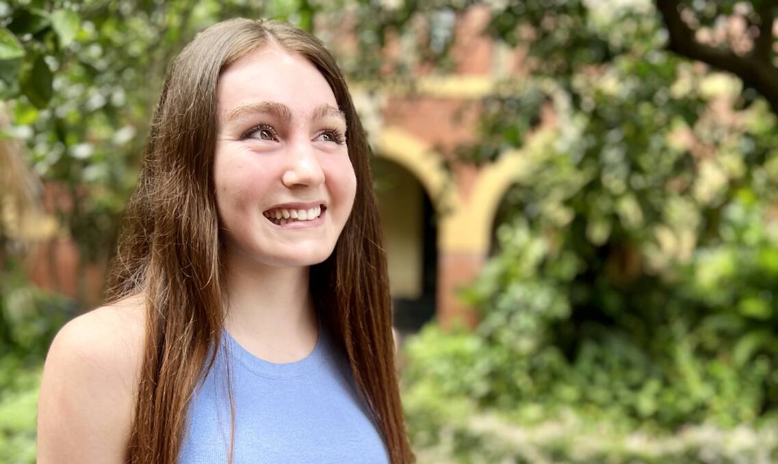 RELIEF: Olivia Greentree was over the moon with her high ATAR. 
