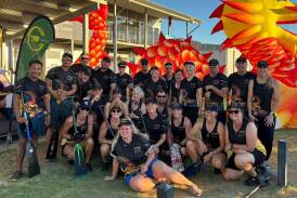 Morpeth's Hunter River Dragons in Perth at AusChamps 2024. Picture supplied