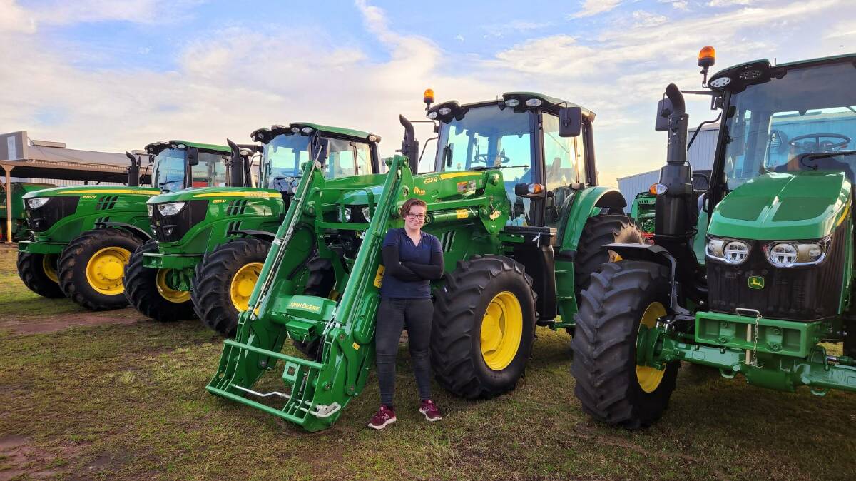 FINALIST: Kaylyn-Rose Netrval has been named a finalist in the Australian John Deere Parts Apprentice of the Year awards. Picture: Supplied.