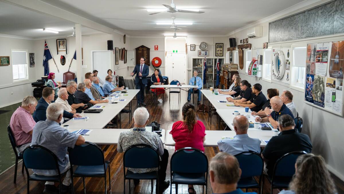 The Hunter Veterans Hub community forum at East Maitland War Memorial Centre. Picture supplied.