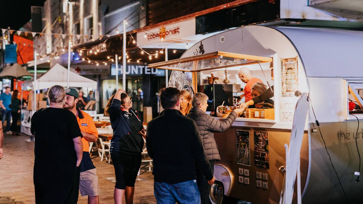 A food truck at a previous Maitland Taste. Picture supplied