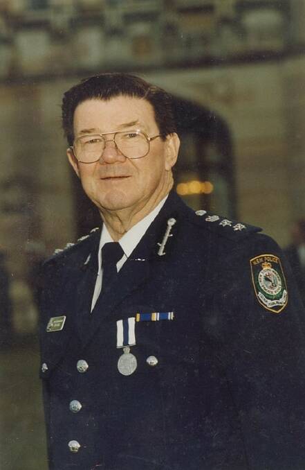 AN EXTRAORDINARY CAREER: Mr Hakes served in the NSW Police for 38 years, retiring as Chief Superintendent. 
