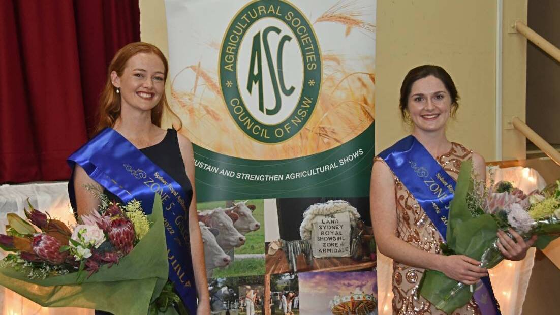 WINNERS: Maitland's Hayley Johns and Coonabarabran's Samantha Cormie will represent Zone 5 at the Sydney Royal Easter Show. Picture: Supplied.