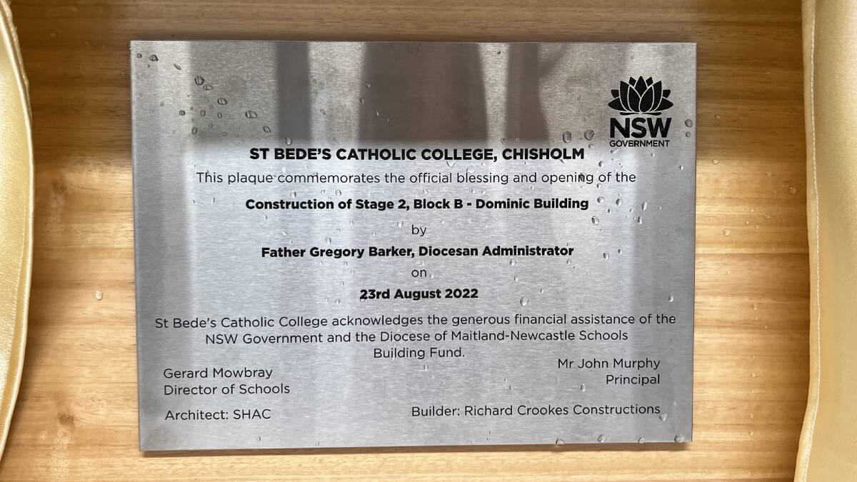 PHOTOS: Ribbon cutting milestone marks next stage for St Bede's