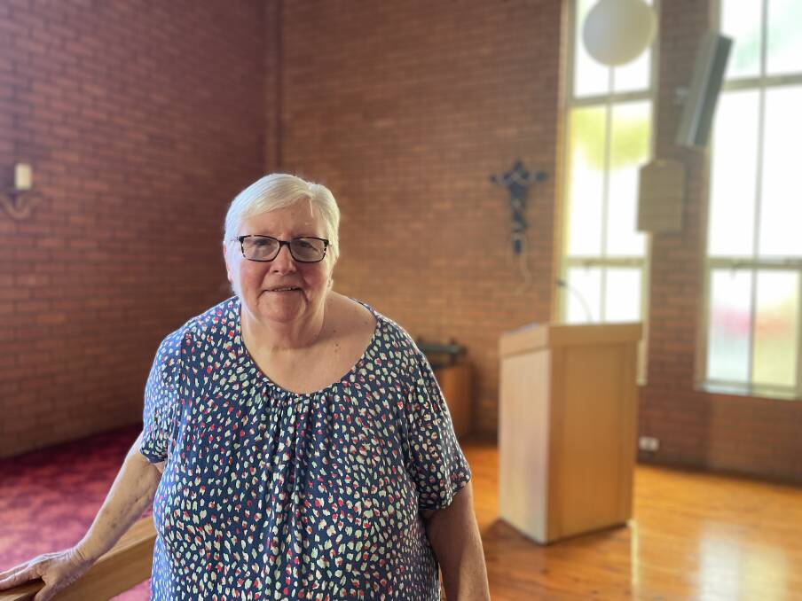 LONG SERVING VOLUNTEER: Kerrie, pictured in the chapel at St Christopher's - a place where she has devoted a lot of time over the past 20 years. Picture: Chloe Coleman.
