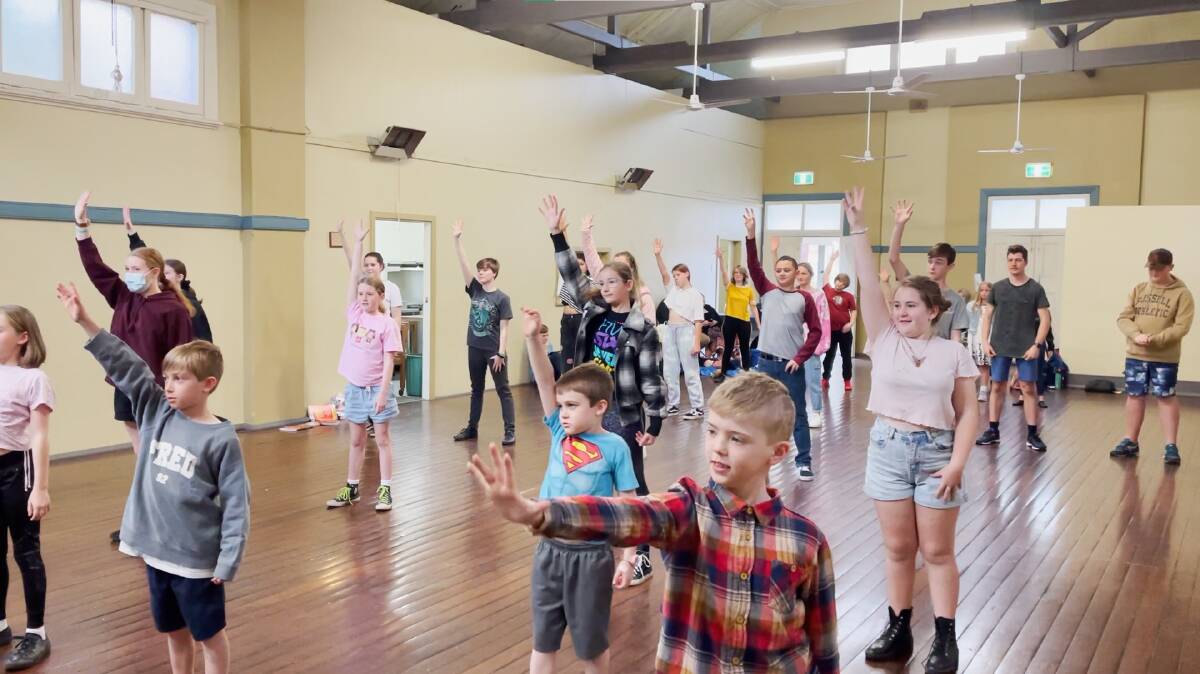 JUNIORS: The cast is made up of local kids from Maitland to Cessnock. Picture: Supplied.