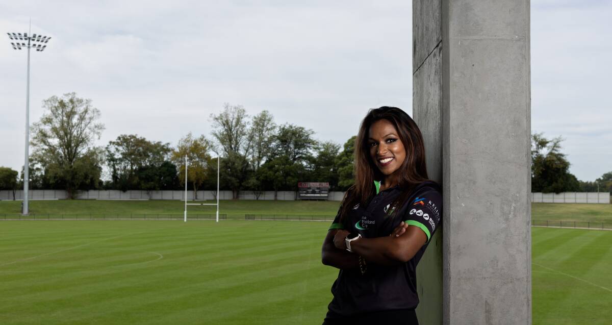 Kacee Rhodes at Maitland Sportsground. Picture by Jonathan Carroll