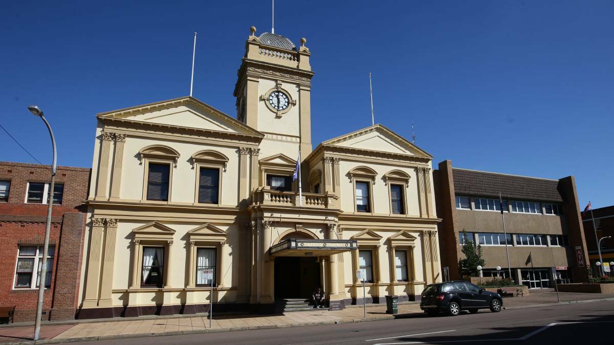 Maitland Town Hall and council building.