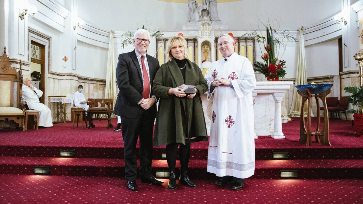 St Joseph's, Lochinvar teacher Anne O'Connor recieved an award for excellence in VET teaching.