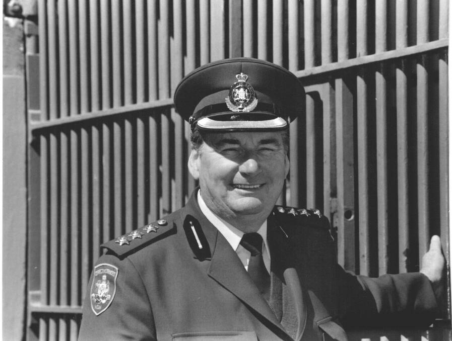 UP TO THE CHALLENGE: Ray Fairweather was Deputy Superintendent of Maitland Gaol and worked there for 30 years. Pictured on October 1, 1987.