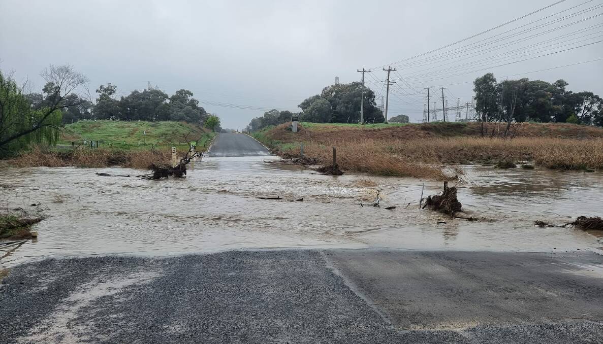 Middle Creek at Whytes Road in Bandiana in north-east Victoria. Picture by Baranduda CFA.