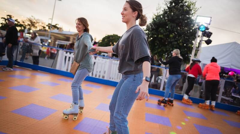 FUN: Roller skate your way into the weekend at Maitland's pop up roller rink. Picture supplied